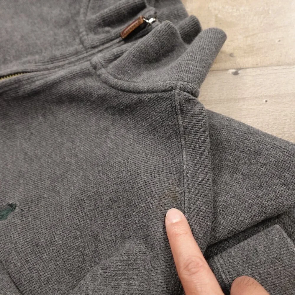 Polo by Ralph Lauren 1/4 Zip Pullover Sweater –‎ Men’s XXL Heather Gray